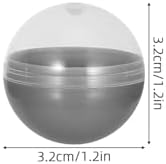 50pcs Vending Machine Capsule Balls 12 Inch Refillable Plastic Candy Container Party Favor Egg Macaron Color