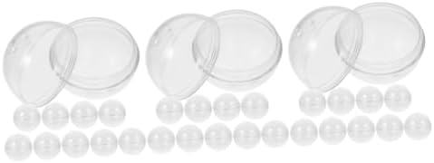 30pcs Transparent Round Capsules for Party Favors and Candy Packaging