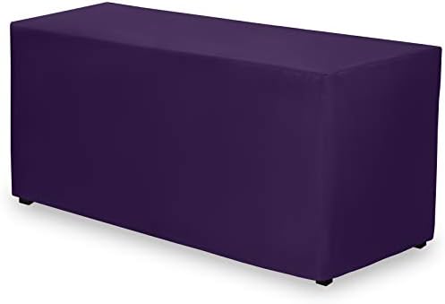 Gee Di Moda Fitted Tablecloth Purple 72x30 Inch