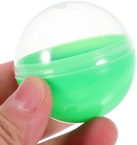50pcs Empty Gumball Machine Capsules Plastic Ball Candy Container Mini Party Favor Egg for DIY Craft