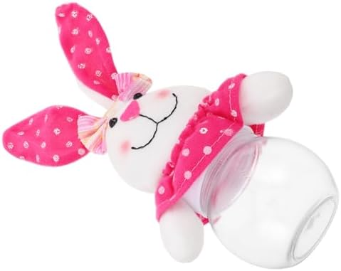 Kisangel Easter Bunny Candy Jar with Airtight Lid