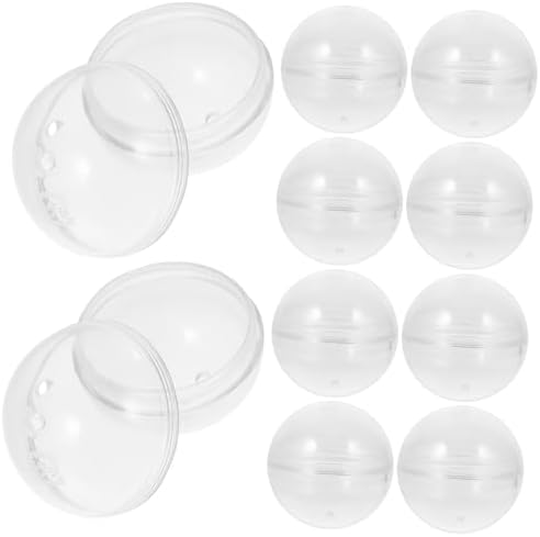 30pcs Transparent Round Capsules for Party Favors and Candy Packaging