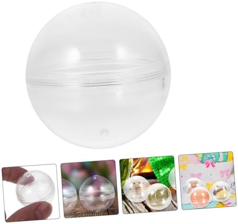 25pcs Clear Round Candy Storage Containers for Party Favors
