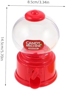 STOBAZA 3Pcs Mini Candy Dispenser Cute Gumball Machine for Desktop