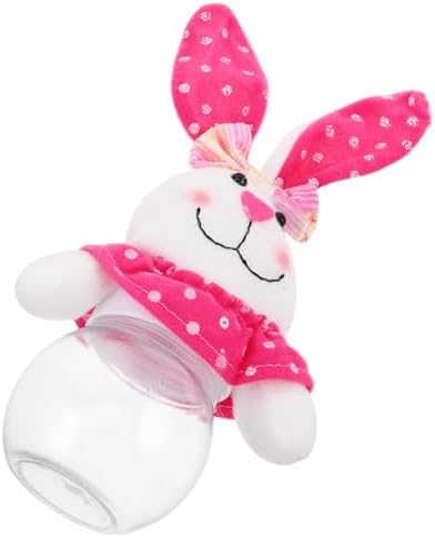 Garneck Easter Bunny Candy Jar for Parties and Celebrations