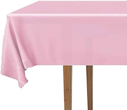 DecorRack 2 Rectangular Tablecloths Light Pink