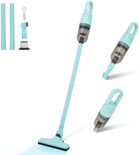 6-in-1 Lightweight Stick Vacuum Cleaner with 100W Motor Cordless Portable for Hard Floors Carpets and Pet Hair
