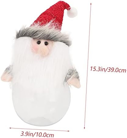 Gadpiparty Christmas Candy Jar with Snowman and Reindeer Design