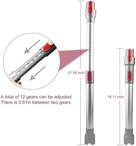 Telescopic Vacuum Extension Pole for Dyson V7 V8 V10 V11 V15