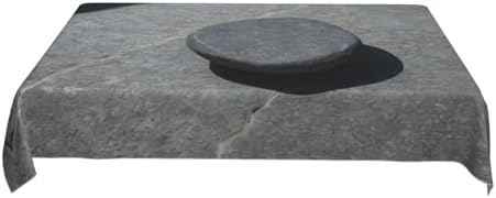 Zen Stone Print Rectangle Tablecloth - Elegance for Kitchen and Dining