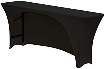 Your Chair Covers - Black Spandex 6 Ft x 18 Inches