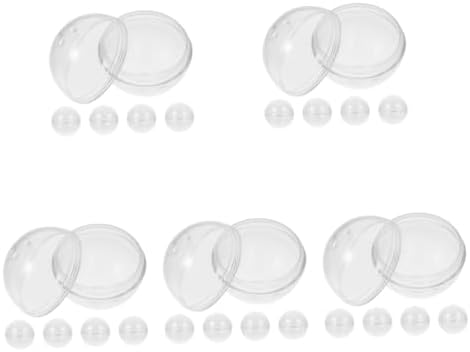 25pcs Clear Round Candy Storage Containers for Party Favors