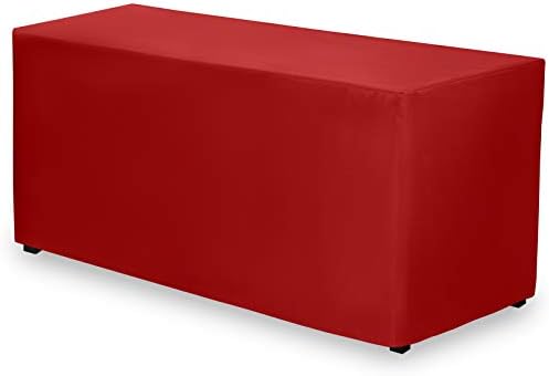 Gee Di Moda Red Fitted Tablecloth 72x30 Inch