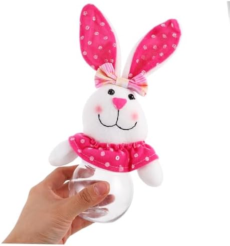 Garneck Easter Bunny Candy Jar for Parties and Celebrations