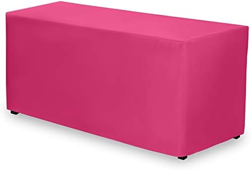 Gee Di Moda Fuchsia Tablecloth - 72x30 Inch for 6 Ft Rectangular Table