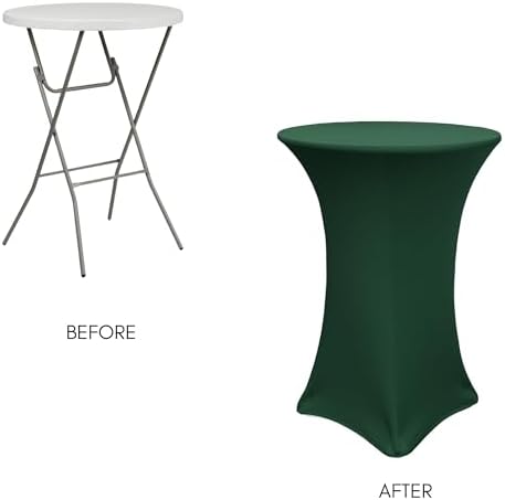 Your Chair Covers - 30 D x 42 H Stretch Spandex Table Cover 1