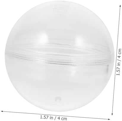 4x4cm Plastic Round Capsules 10pcs Candy Server Vending Machine Fillable Balls