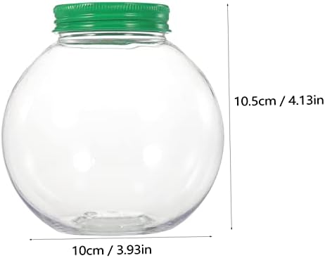 DOITOOL 5pcs Christmas Shaped Candy Jars with Sealing Lids