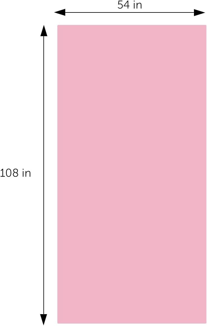 DecorRack 2 Rectangular Tablecloths Light Pink