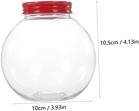 5pcs Ball Shaped Candy Jar with Seal Lid for Christmas Party Favors