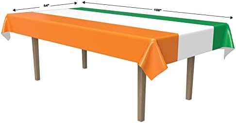 Beistle Irish Tablecover St Patricks Day Decor