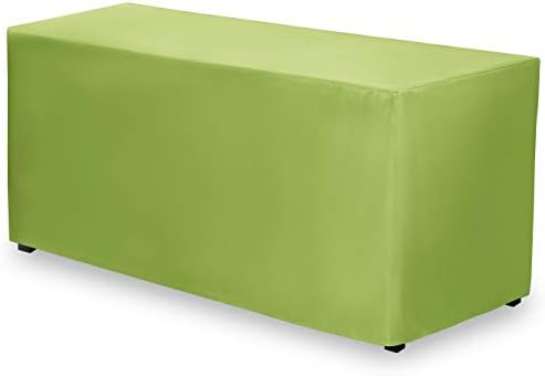 Gee Di Moda Fitted Tablecloth - 48 x 30 Inch Apple Green for 4 Foot Rectangle Table