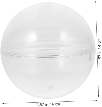 30pcs Transparent Round Capsules for Party Favors and Candy Packaging