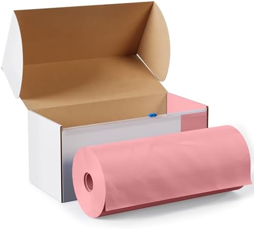 Exquisite Pink Plastic Table Cover Roll
