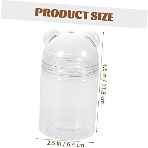 ABOOFAN 6pc Bear Shaped Candy Storage Jars for Dried Fruits Honey and Snacks