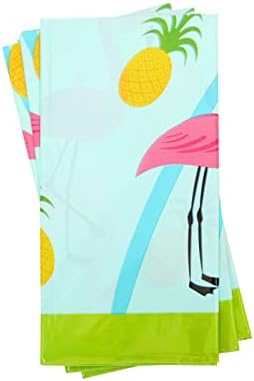 Juvale 3-Pack Flamingo Tablecloths for Pool Party Decorations