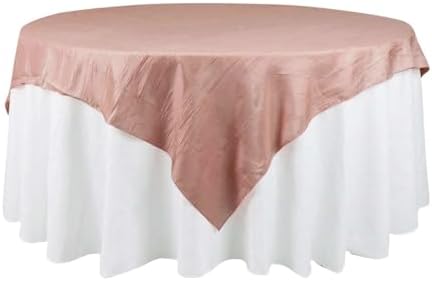 Balsa Circle Dusty Rose 72x72 Table Overlay