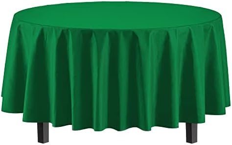 Party Solids 6-Pack Emerald Green Tablecloth