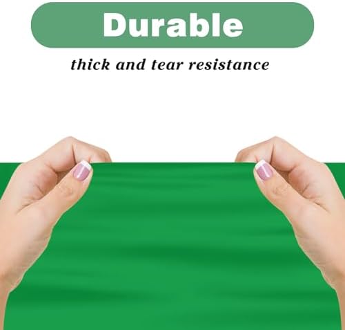 Kopokita 2PCS Green Plastic Tablecloths 54x108 Inch