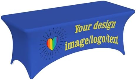 Custom Spandex Tablecloth with Logo 6FT Rectangular