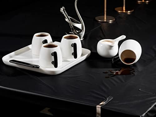 Black Plastic Tablecloth Roll 54in x 120ft for Outdoor Events
