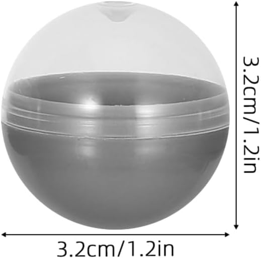 50pcs Vending Machine Capsule Balls 12 Inch Refillable Plastic Candy Container Party Favor Egg Macaron Color
