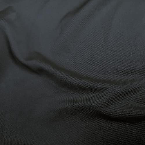 6ft Black Stretch Spandex Table Cover for Rectangular Folding Table