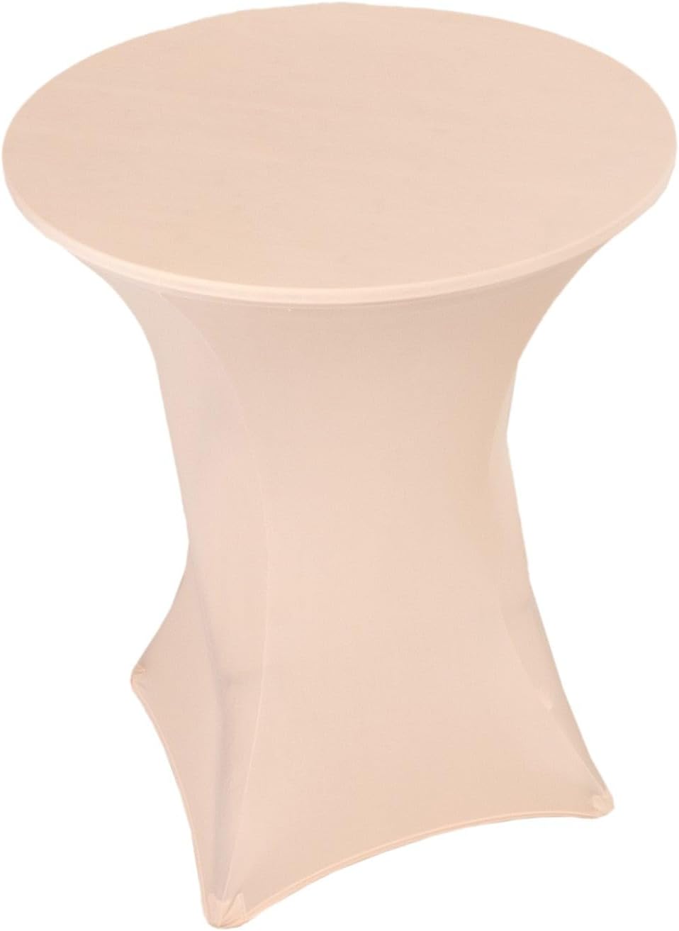 Balsa Circle 36 Inch Blush Stretchable Spandex Table Cover