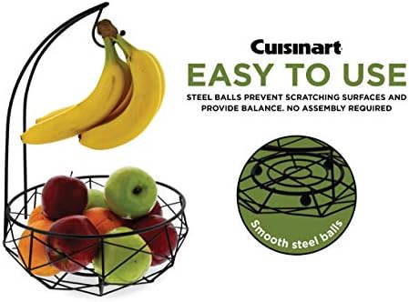 Cuisinart Fruit Basket with Banana Hanger Matte Black