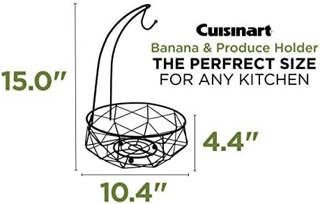 Cuisinart Fruit Basket with Banana Hanger Matte Black
