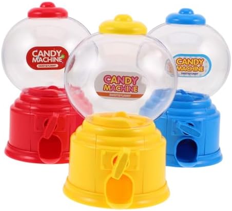 iplusmile 3pcs Mini Candy Dispenser Machine for Kids and Adults