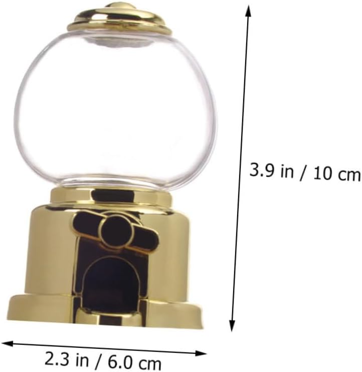 CHILDWEET 4pcs Spiral Gumball Machine Candy Dispenser for Birthday Parties