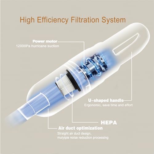 6-in-1 Lightweight Stick Vacuum Cleaner with 100W Motor