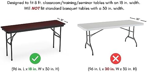 Your Chair Covers - Spandex 8 Ft x 18 Inches Black