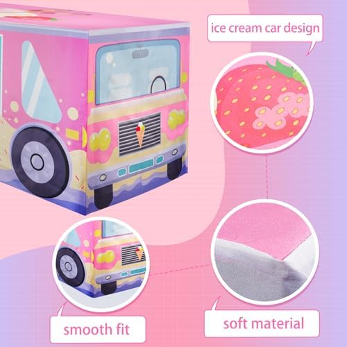 6FT Ice Cream Truck Themed Tablecloth