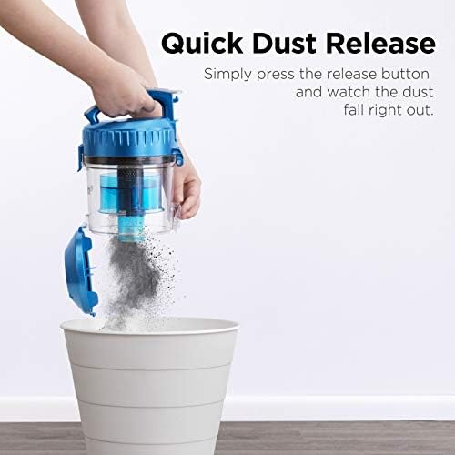 Eureka WhirlWind 25L Bagless Canister Vacuum Cleaner Blue