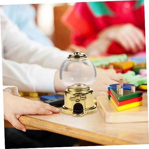 Healifty 16pcs Manual Gumball Machine Candy Dispenser Light Silver for Parties Events and Fun Treats