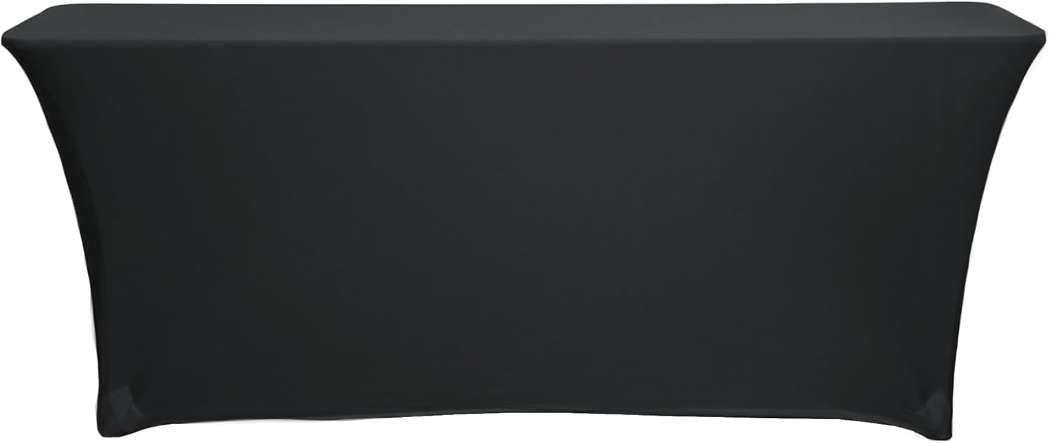 Your Chair Covers - Black Spandex 6 Ft x 18 Inches