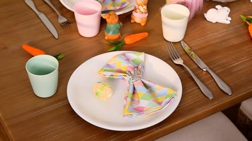 Socomi Easter Spring Cloth Napkins Set of 6