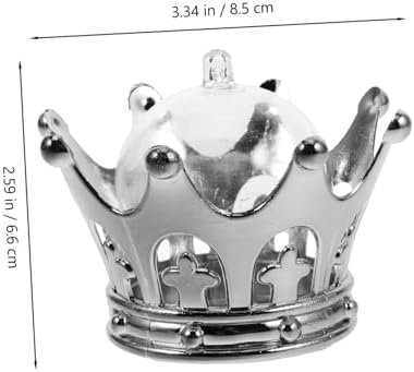 12pcs Cupcake Containers with Dome Silver Candy Boxes for Wedding Favors